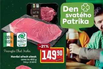 Billa Hovězí ořech steak nabídka
