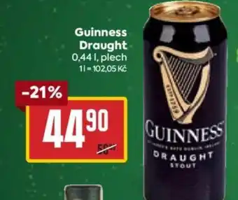 Billa Guinness Draught 0,44L nabídka