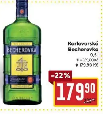 Billa Karlovarská Becherovka 0.5L nabídka