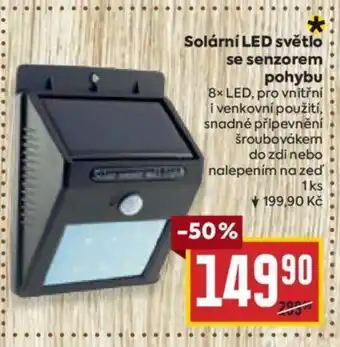 Billa Solární LED světlo se senzorem pohybu nabídka