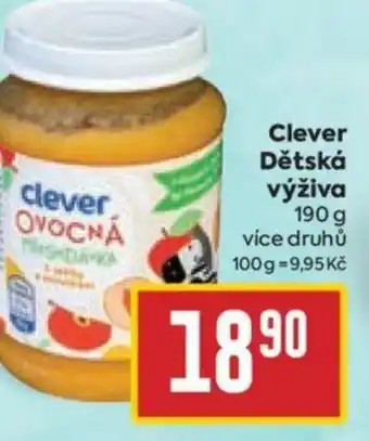 Billa Clever Dětská výživa nabídka