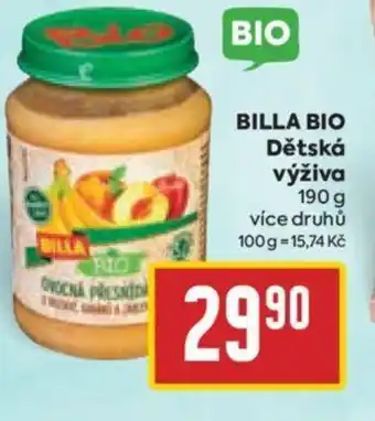 Billa BILLA BIO Dětská výživa nabídka