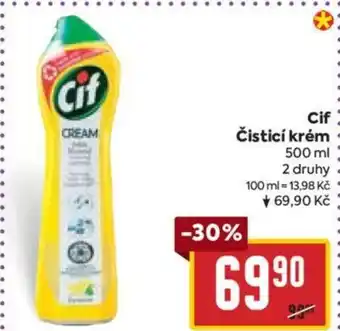 Billa Cif Čisticí krém nabídka