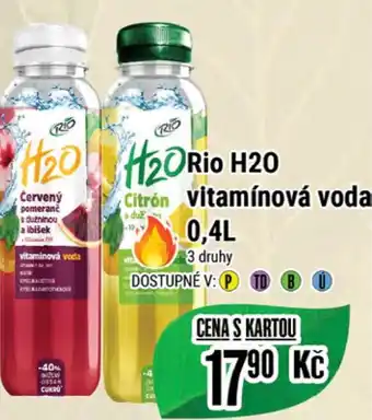 Tamda Foods Rio H20 vitaminová voda 0.4L nabídka