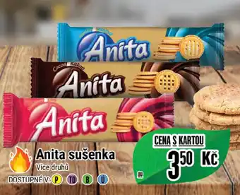 Tamda Foods Anita sušenka nabídka