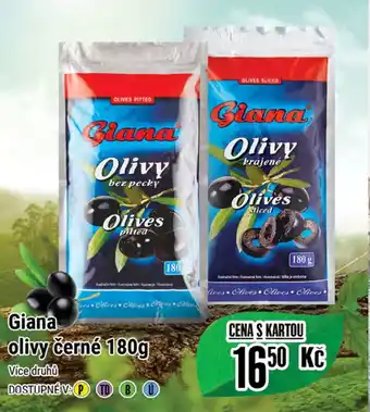Tamda Foods Giana olivy černé 180g nabídka