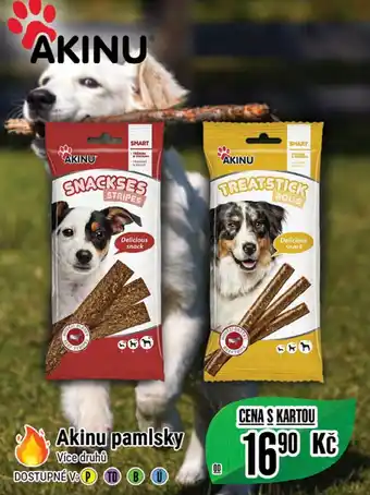 Tamda Foods Akinu pamlsky nabídka
