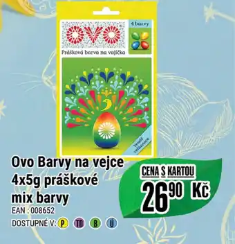 Tamda Foods Ovo Barvy na vejce 4x5g práškové mix barvy nabídka
