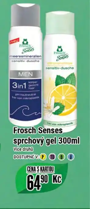Tamda Foods Frosch Senses sprchový gel 300ml nabídka