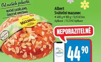 Albert Albert Sváteční mazanec nabídka