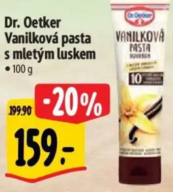 Albert Dr. Oetker Vanilková pasta s mletým luskem nabídka