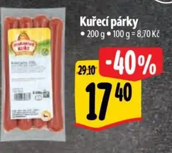 Albert Kuřecí párky nabídka