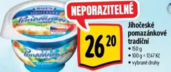 Albert Jihočeské pomazánkové tradiční nabídka