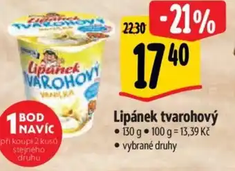 Albert Lipánek tvarohový nabídka