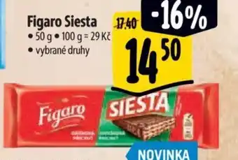 Albert Figaro Siesta nabídka