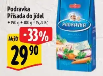 Albert Podravka Přísada do jídel nabídka