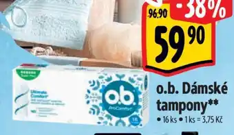 Albert o.b. Dámské tampony nabídka