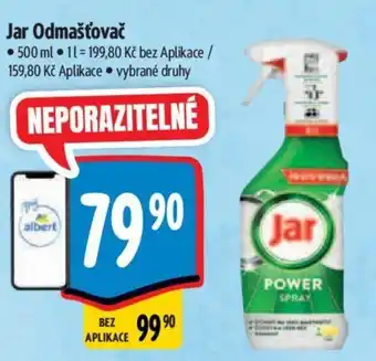 Albert Jar Odmašťovač nabídka