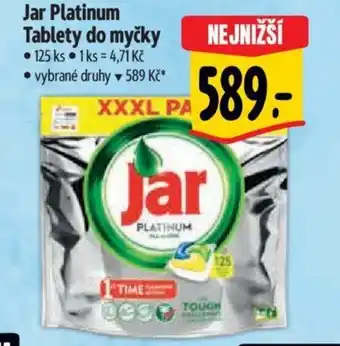 Albert Jar Platinum Tablety do myčky nabídka