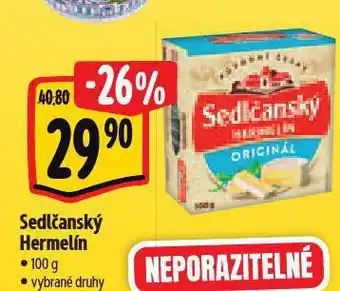 Albert Sedlčanský hermelín nabídka