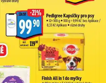 Albert Pedigree kapsičky pro psy nabídka