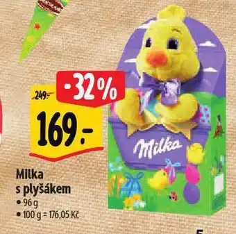 Albert Milka s plyšákem nabídka
