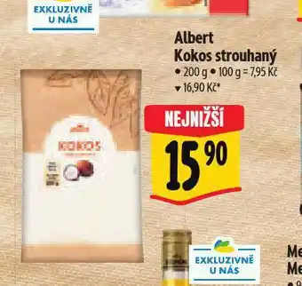 Albert Kokos strouhaný nabídka
