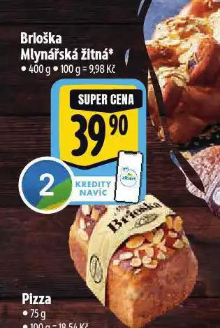 Albert Brioška mlynářská žitná nabídka