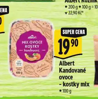 Albert Kandované ovoce nabídka