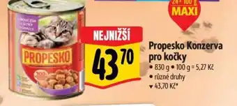 Albert Propesko Konzerva pro kočky nabídka