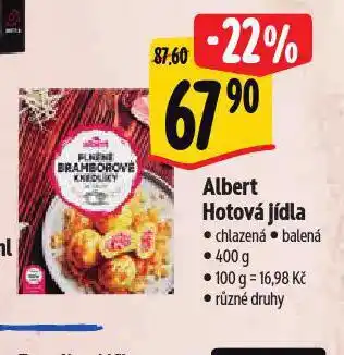Albert Hotová jídla nabídka