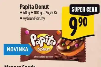Albert Papita donut nabídka