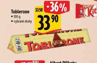 Albert Toblerone nabídka