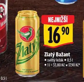 Albert Pivo zlatý bažant nabídka
