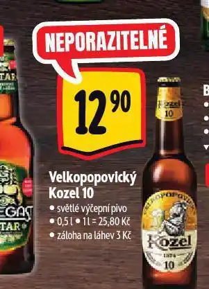 Albert Pivo velkopopovický kozel nabídka