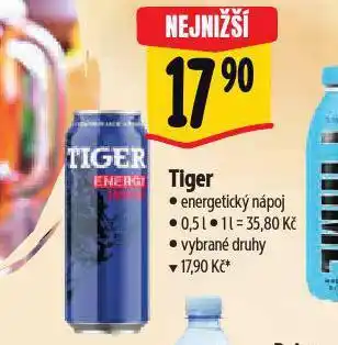 Albert Tiger energy drink nabídka
