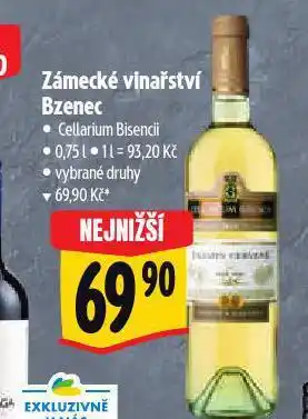 Albert Zámecké vinařství bzenec nabídka