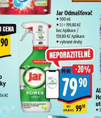 Albert Jar odmašťovač ve spreji nabídka