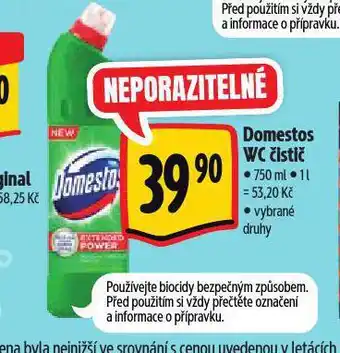Albert Domestos wc čistič nabídka