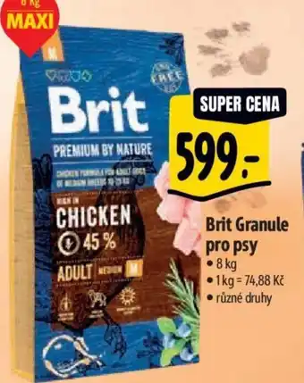 Albert Brit Granule pro psy nabídka