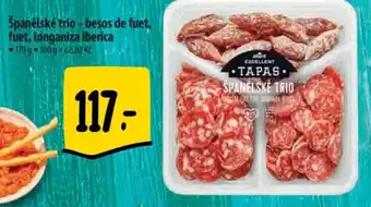 Albert Španělské trio - besos de fuet, fuet, longaniza iberica nabídka