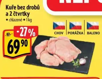 Albert Kuře bez drobů a 2 čtvrtky nabídka