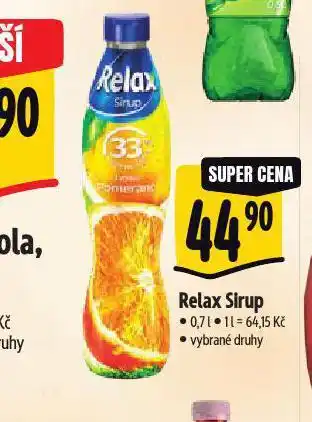 Albert Relax sirup nabídka