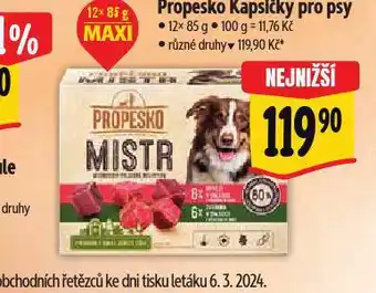 Albert Propesko kapsičky pro psy nabídka