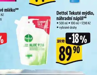 Albert Dettol tekuté mýdlo nabídka