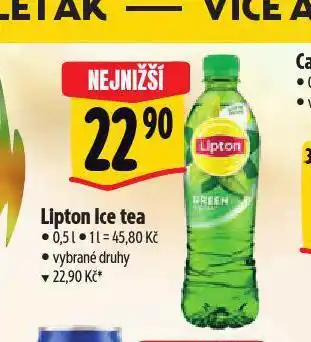 Albert Lipton ice tea nabídka