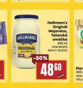 Billa Hellmann´s tatarská omáčka, majonéza nabídka