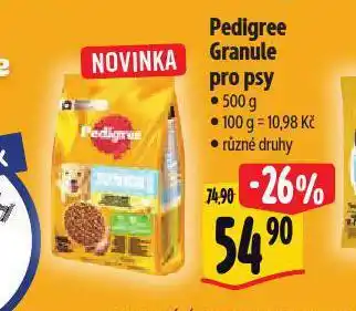 Albert Pedigree granule pro psy nabídka