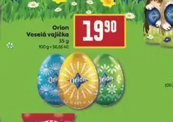 Billa Orion veselá vajíčka nabídka