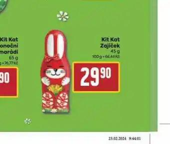 Billa Kit kat zajíček nabídka